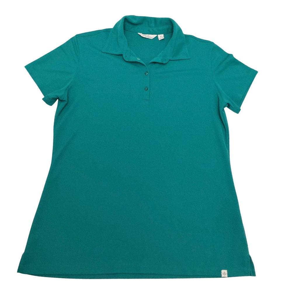 Lady Hagen Womens Teal Green Short Sleeve‎ Golf Polo Shirt Size M Athletic Pique